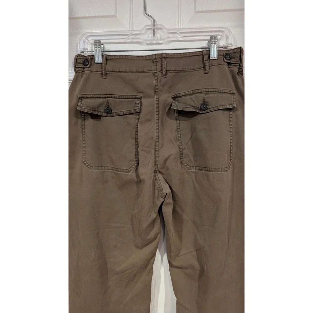 La Vie Rebecca Taylor Utility Cargo Pants 28 Brown High Rise Straight‎ Gorpcore